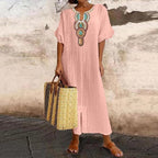 Women's Cotton-Linen Blend Dress
