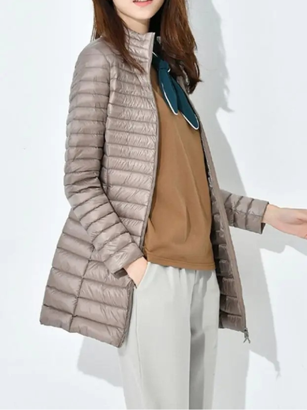 Tailored Lightweight Down Jacket for Women