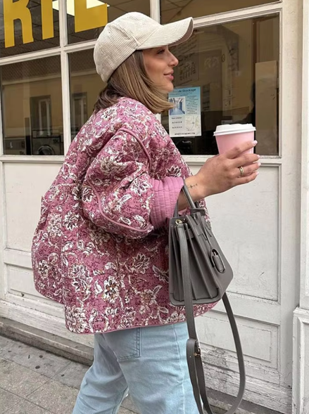 Women's Cozy Insulated Jacket for Fall and Winter