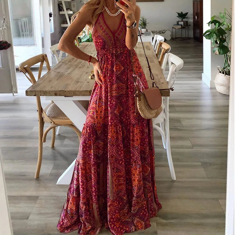 Floral Maxi Dress for Summer - Aiah Collection