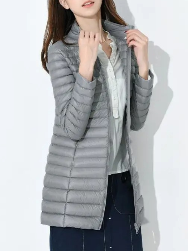 Tailored Lightweight Down Jacket for Women