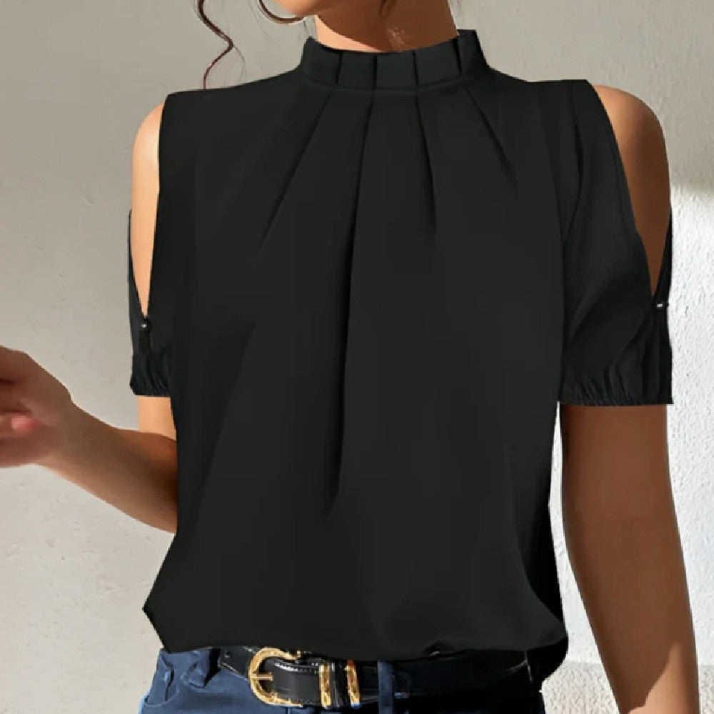 Trinka - Sophisticated Black Blouse