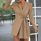 Monochrome Blazer Dress