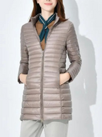 Tailored Lightweight Down Jacket for Women