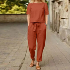 Chic and Cozy Women's Two-Piece Outfit