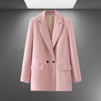 Timeless Double-Breasted Women's Blazer for Professional Wear