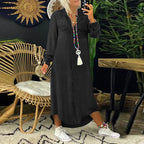 Women's Solid Color Denim Dress