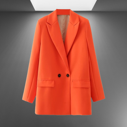 Timeless Double-Breasted Women's Blazer for Professional Wear