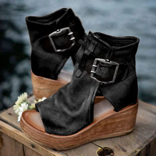 Women's Boho-Style Wedge Sandals