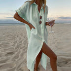 Chic Maxi Shirt Dress