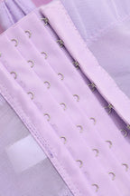 Underwire Mesh Bustier Top