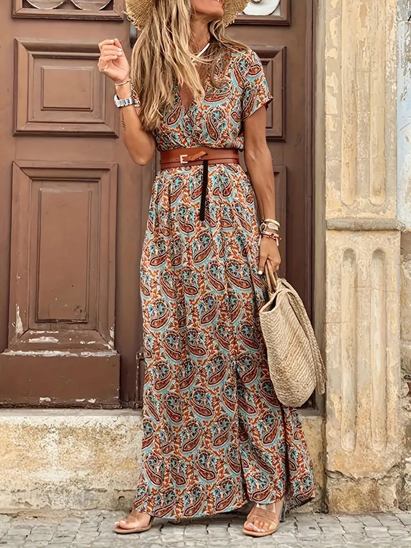 Women's Bohemian-Inspired Long Maxi Dress