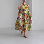 Bohemian-Inspired Floral Dress