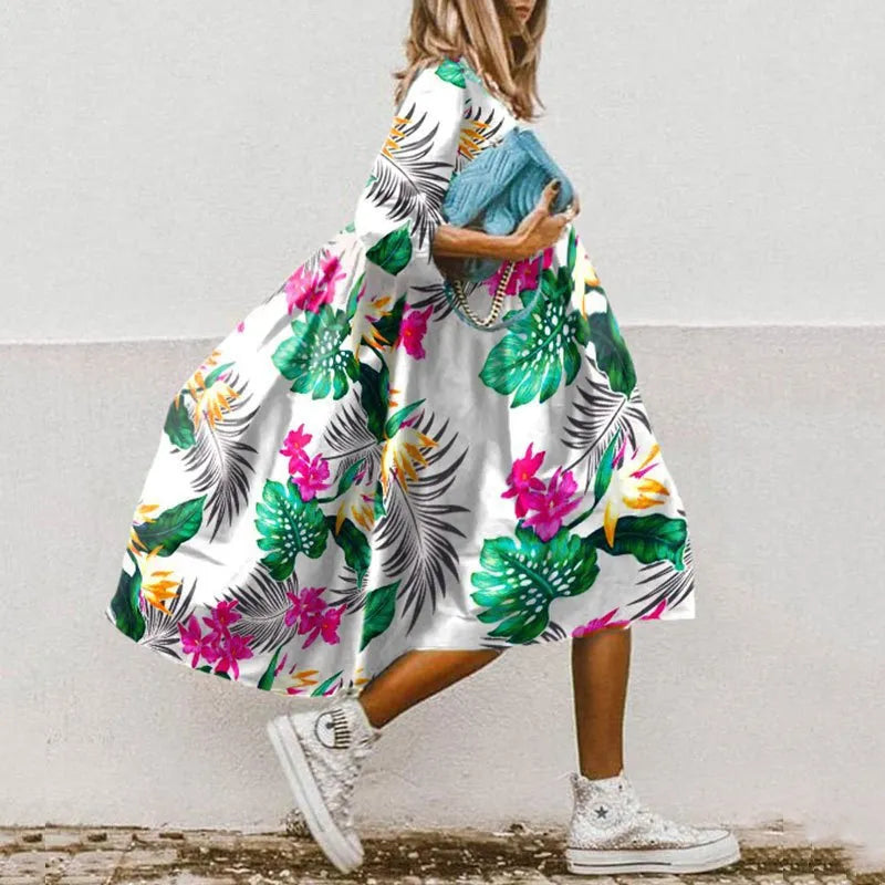 Floral Print Summer Dress