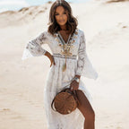 Boho-Chic Long Sleeve Dress