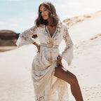 Boho-Chic Long Sleeve Dress