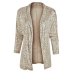 Sequin-Embellished Blazer Vest