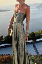 Off-Shoulder Maxi Dress for Women