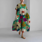 Bohemian-Inspired Floral Dress