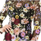 One-of-a-Kind Artisan Floral Dress