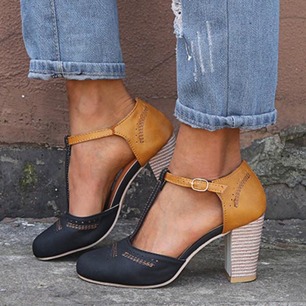 Chic Retro-Inspired Women's Heels