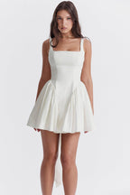 Stellar Grace: The White Bow Dress